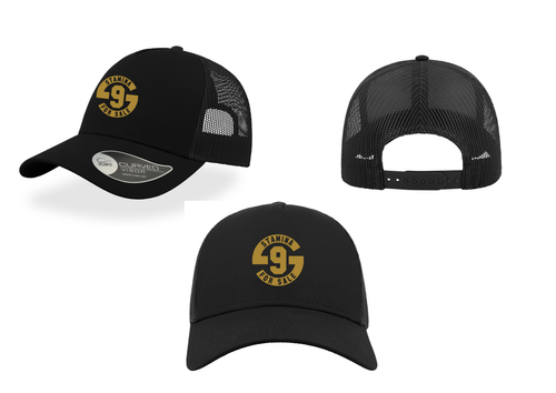 Mesh Trucker Cap - Adjustable - Black