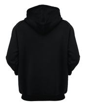 Hoodie in Black with Metallic Gold Print - Original